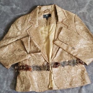 True Meaning Blazer Snakeskin